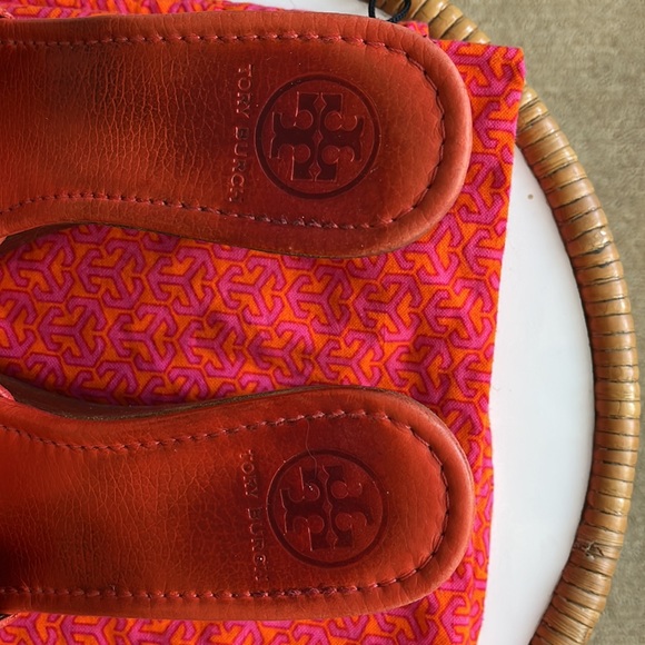 TORY BURCH PLATFORM SANDALS SIZE 8.5 M - Picture 3 of 3